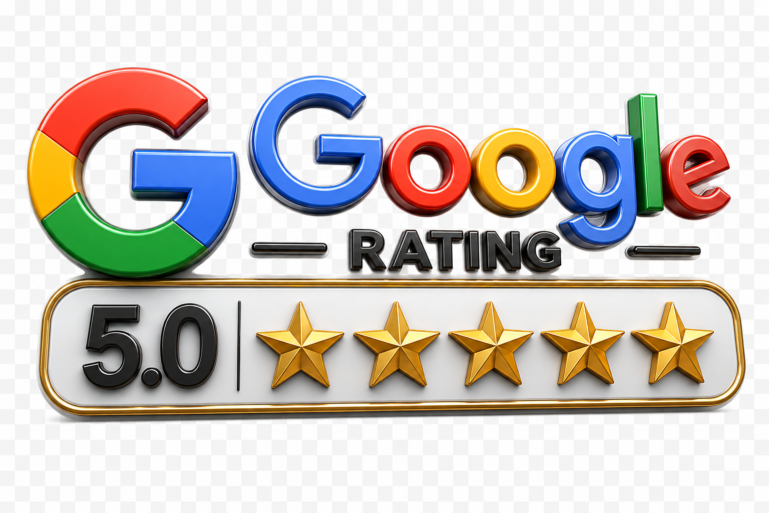 Google 5.0 star rating